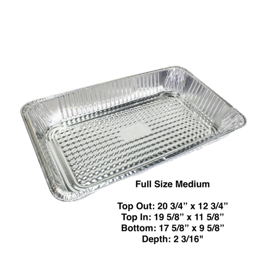 KIS-ACFM70G | Medium Depth Full Size Heavy Duty Aluminum Steam Table Pan; $1.492/pc