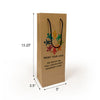 Custom Printed Super Royal Kraft Paper Bags 14" x  10" x  15.75" with Flat Handles - SKU #5425