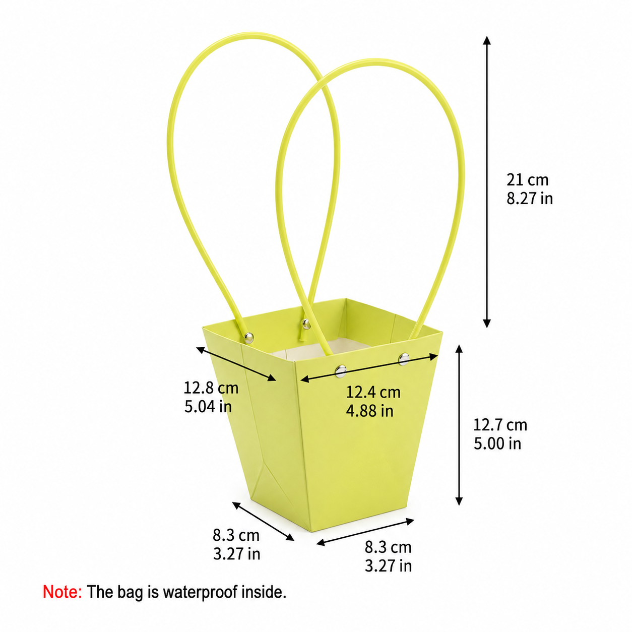 Mint Green Waterproof Flower Pot Bags – 4 Sizes (Small, Medium, Large, Extra Large) | 50pcs/Bundle