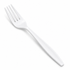 White Medium Plastic Forks – 1,000 pcs/case – SKU#PLC-F