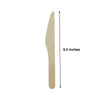165mm - Wooden Knife - Carton of 1000 - KIS PAPER - 5093; $0.016/pc