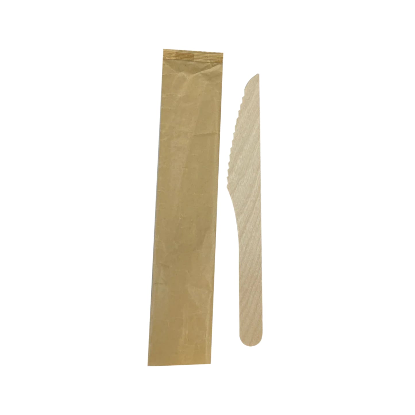 KIS-IR165KG | Wooden Knife with Paper Wrapped; $0.037/pc