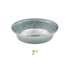 7" - Aluminum Heavy-Duty Containers Round - Carton of 500 - KIS PAPER - 5079; $0.125/pc
