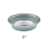 9" - Aluminum Heavy-Duty Containers Round - Carton of 500 - KIS PAPER - 5083; $0.210/pc