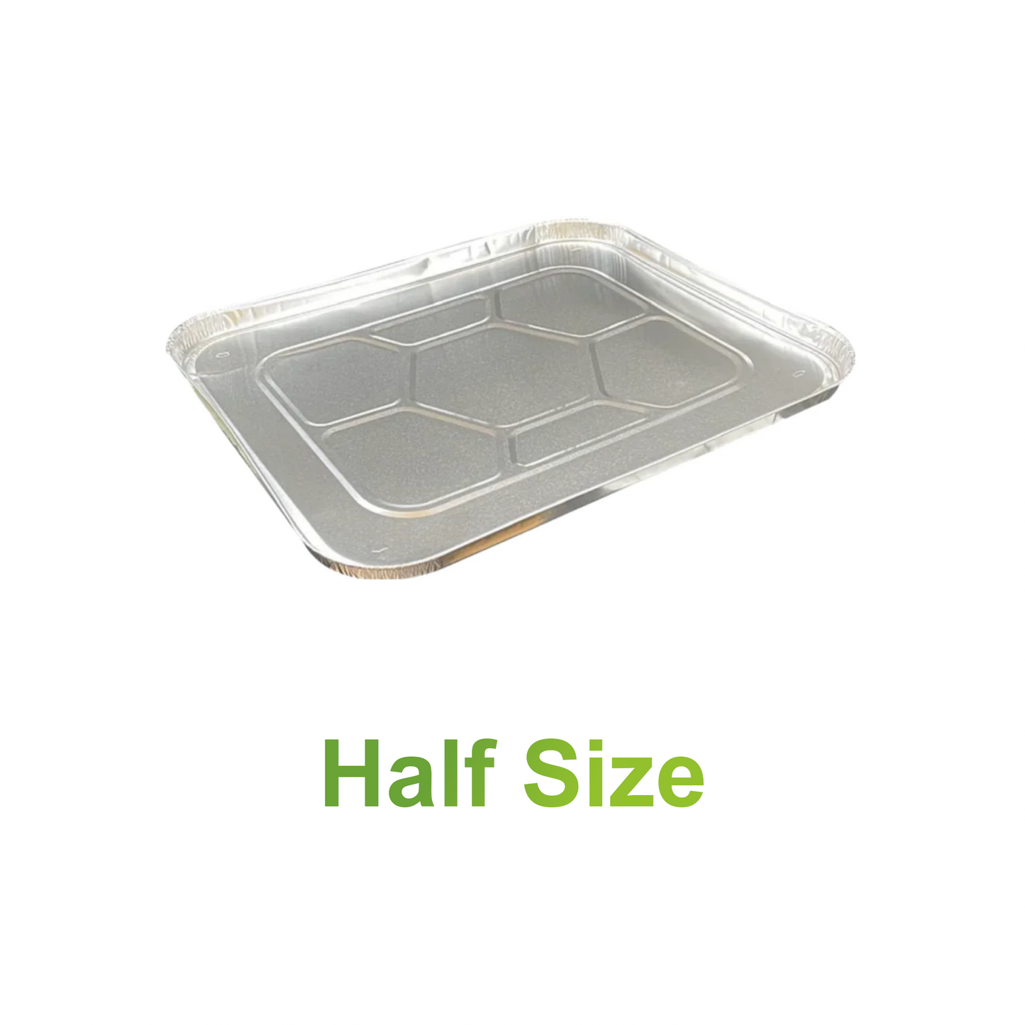 Foil Lid for Half Size Heavy-Duty Steam Table Pan - Carton of 100 - KIS PAPER - 5088; $0.299/pc