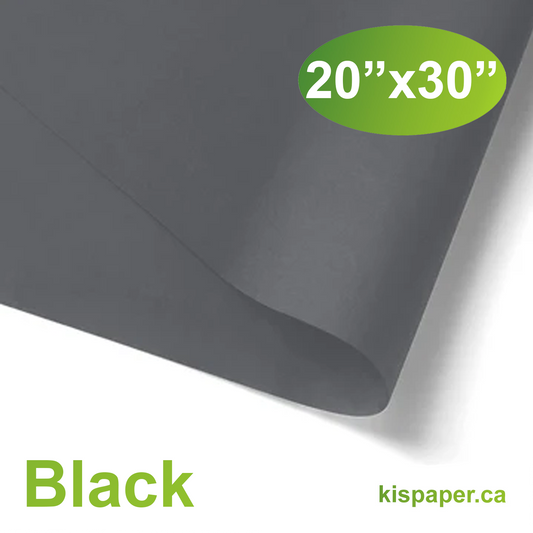 480pcs 20x30 inches Black Solid Tissue Paper; $0.066/pc