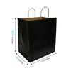 Color Super Royal 14x10x15.75 inches Paper Shopping Bags with Twisted Handles