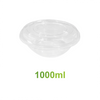 1000ml - Clear PP Donburi Bowls Sets - Carton of 200 - KIS PAPER - 5210; $0.37/set