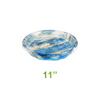 11" - PET Round Sushi Tray Sets - Carton of 120 - KIS PAPER - 5198; $0.71/set