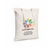 Custom Printed Canvas Tote Bag, 15" x 16", 5oz Cotton Canvas, Long Handles, SKU #5985
