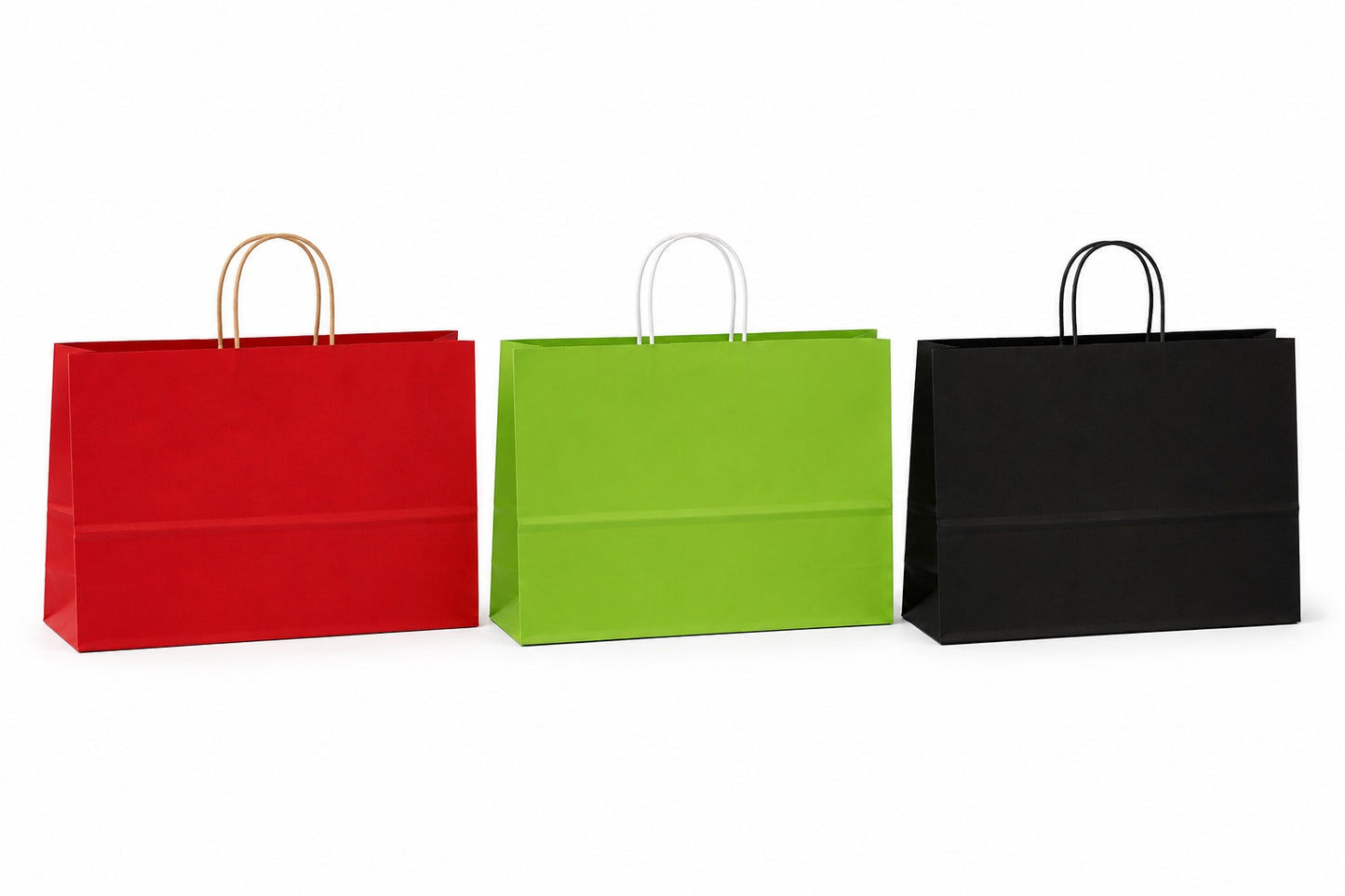Color Vogue 16 x 6 x 12 inches Paper Shopping Bag with Twisted Handles