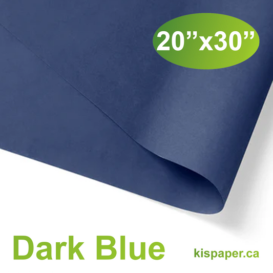 480pcs 20x30 inches Dark Blue Solid Tissue Paper; $0.066/pc