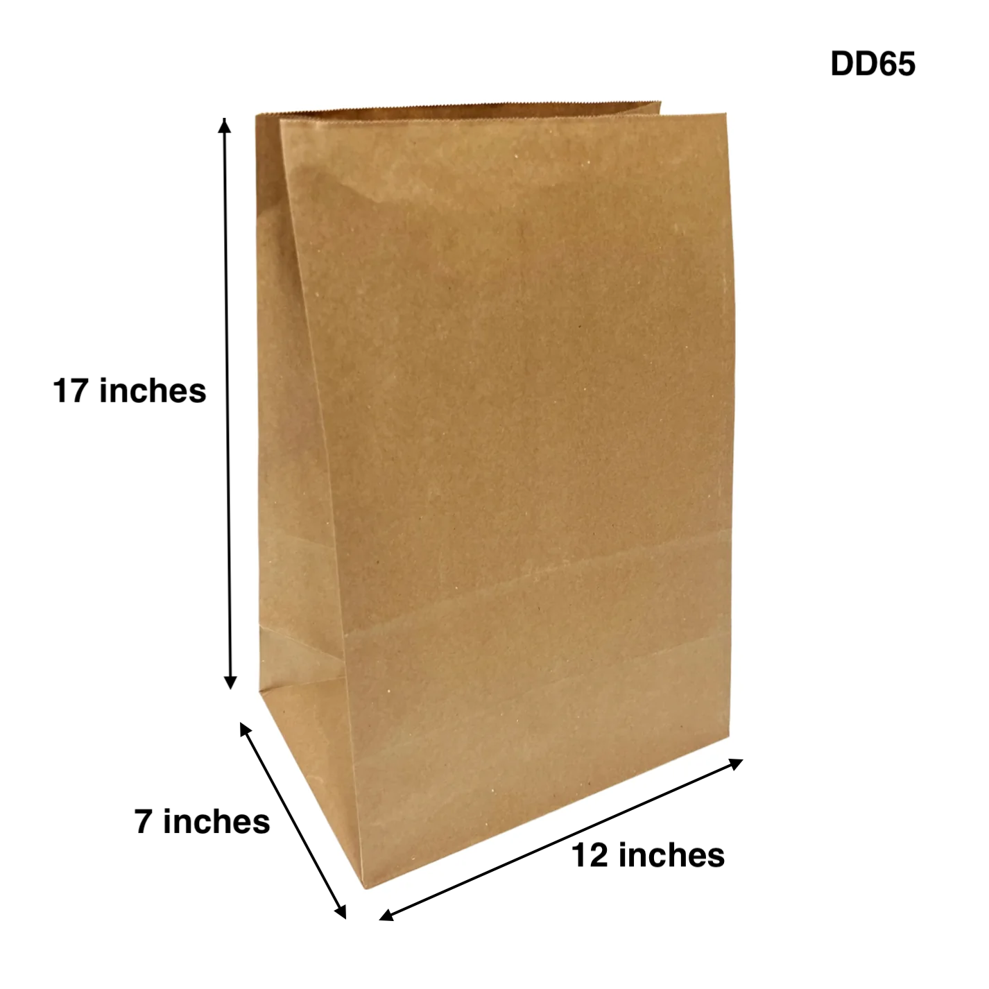 300pcs DD65 Grocery Bags 12x7x17 inches; $0.12/pc