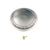 8" - Plastic Dome Lid for Aluminum Containers - Carton of 500 - KIS PAPER - 5082; $0.110/pc