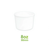 8oz White Paper Soup Container – 90mm (1000 Pack)