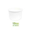 10oz White Paper Soup Container – 91.8mm (500 Pack)