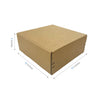 10" x 10" x 4" Kraft Mailer Box - Self-Seal (20 Pack)