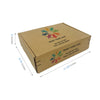 11.125" x 8.75" x 3" Custom Printed Kraft Mailer Box - Self-Seal (40 Pack)