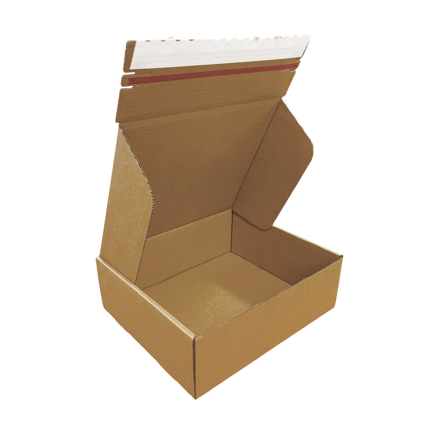 12" x 10" x 4" - Kraft Mailer Boxes Self-Seal Tape - Bundle of 40 - KIS PAPER - 1269; $2.187/pc