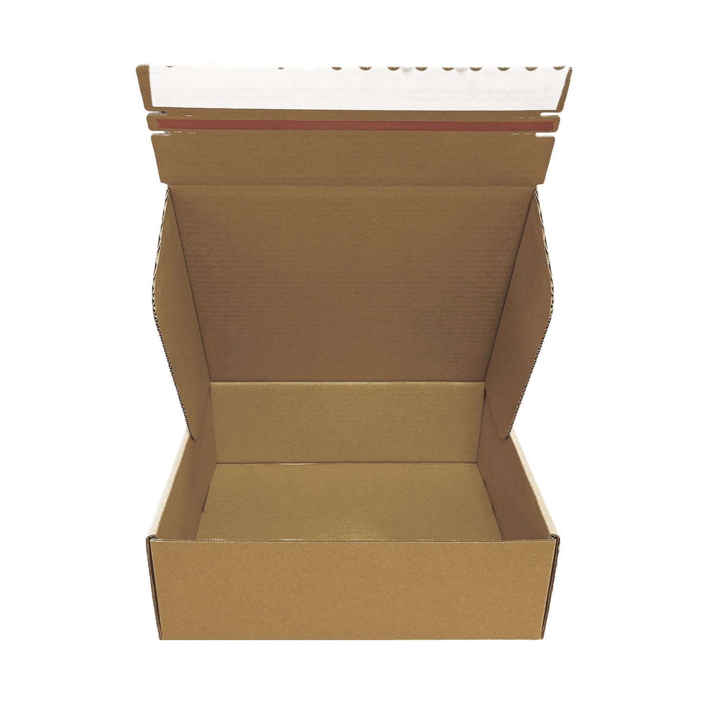 12" x 10" x 4" - Kraft Mailer Boxes Self-Seal Tape - Bundle of 40 - KIS PAPER - 1269; $2.187/pc