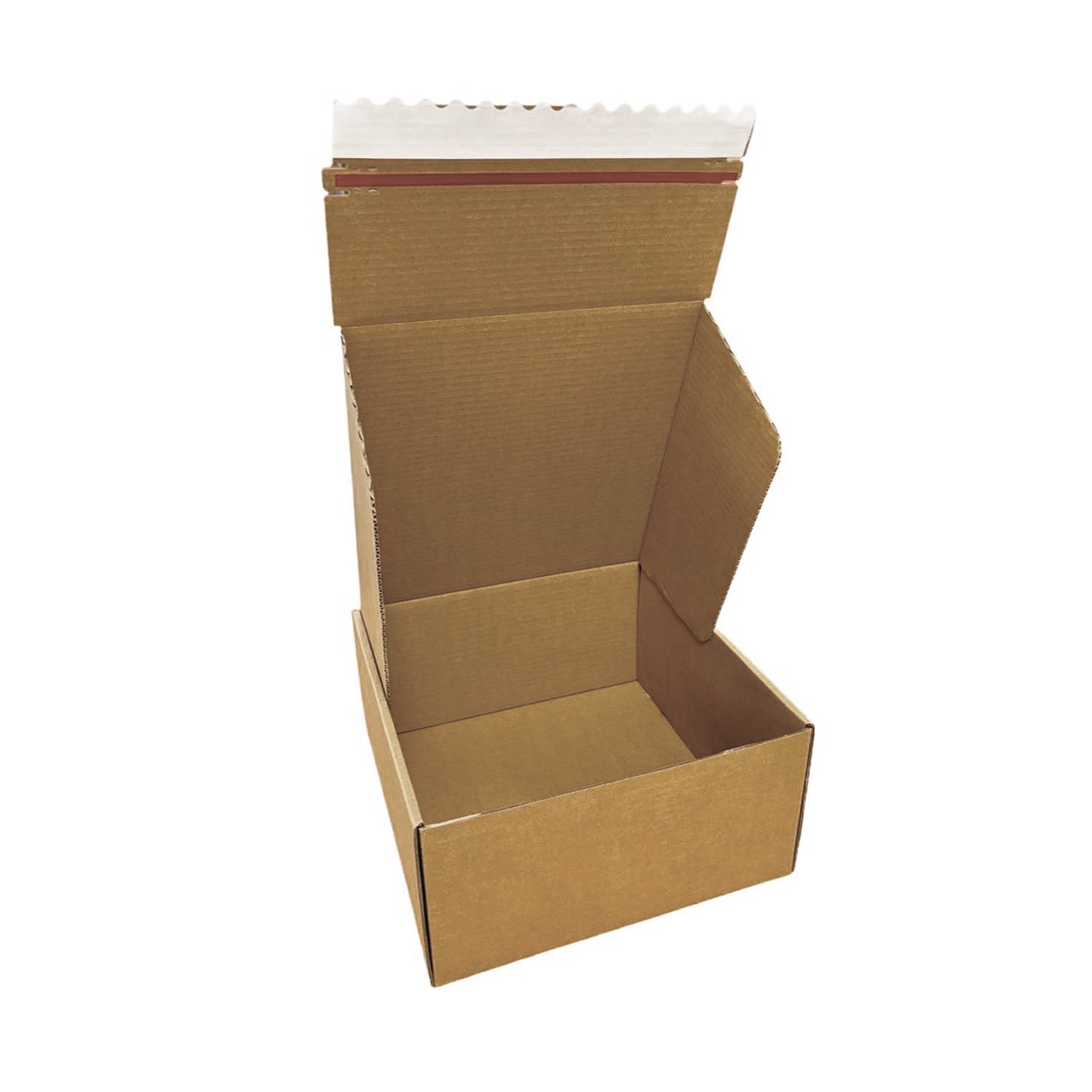 12" x 12" x 6" - Kraft Mailer Boxes Self-Seal Tape - Bundle of 40 - KIS PAPER - 1272; $3.339/pc