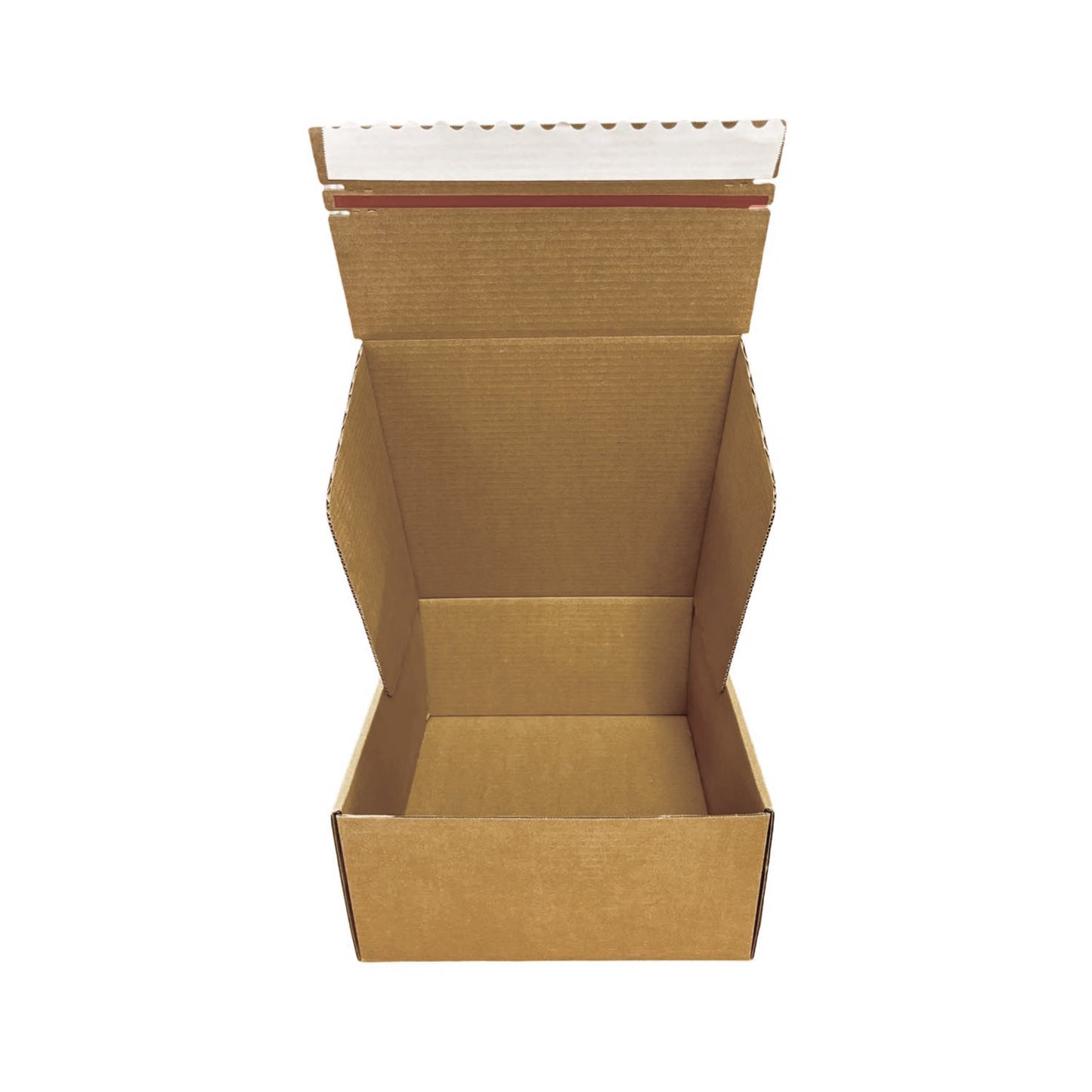 12" x 12" x 6" - Kraft Mailer Boxes Self-Seal Tape - Bundle of 40 - KIS PAPER - 1272; $3.339/pc