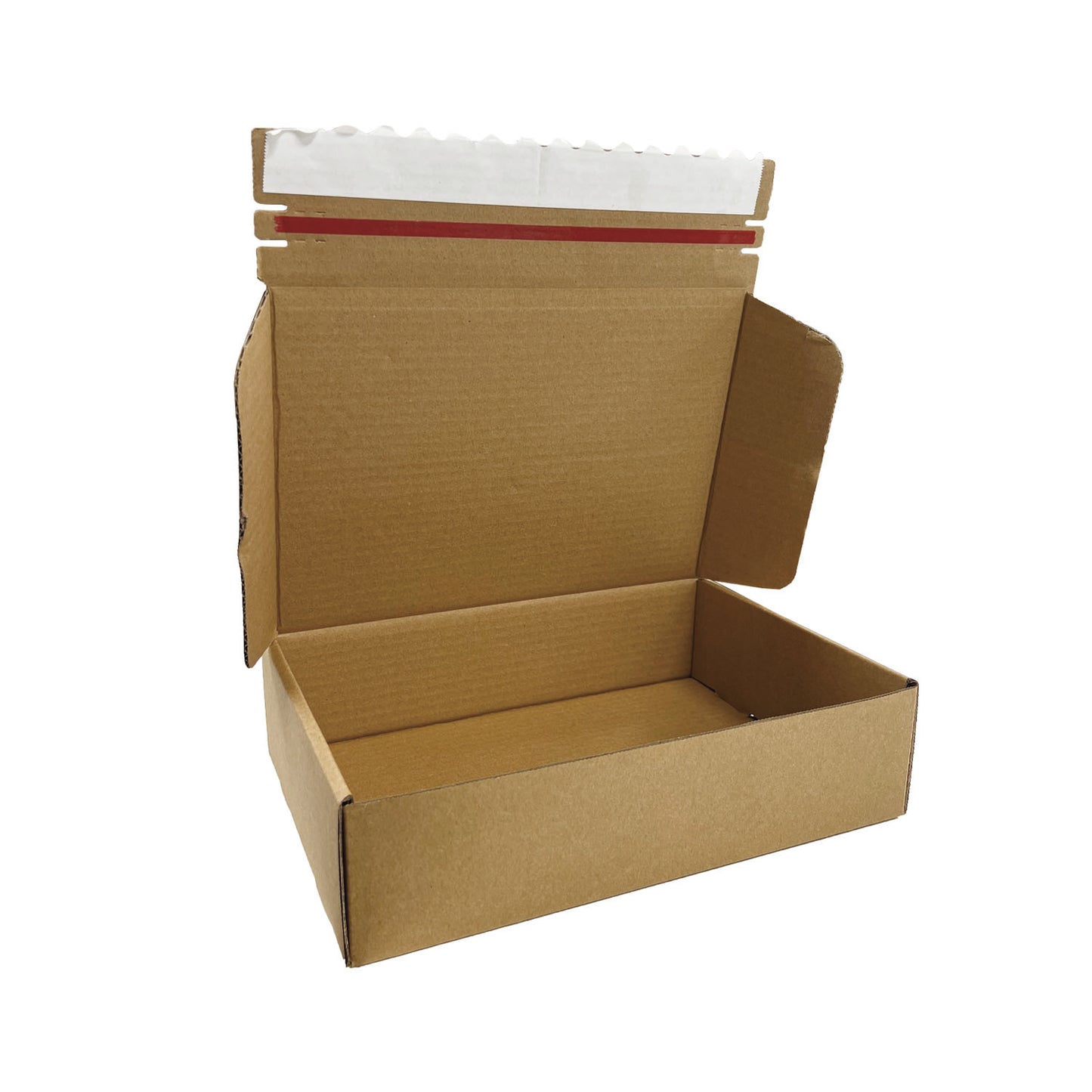 12" x 8" x 3" - Kraft Mailer Boxes Self-Seal Tape - Bundle of 40 - KIS PAPER - 1268; $1.485/pc