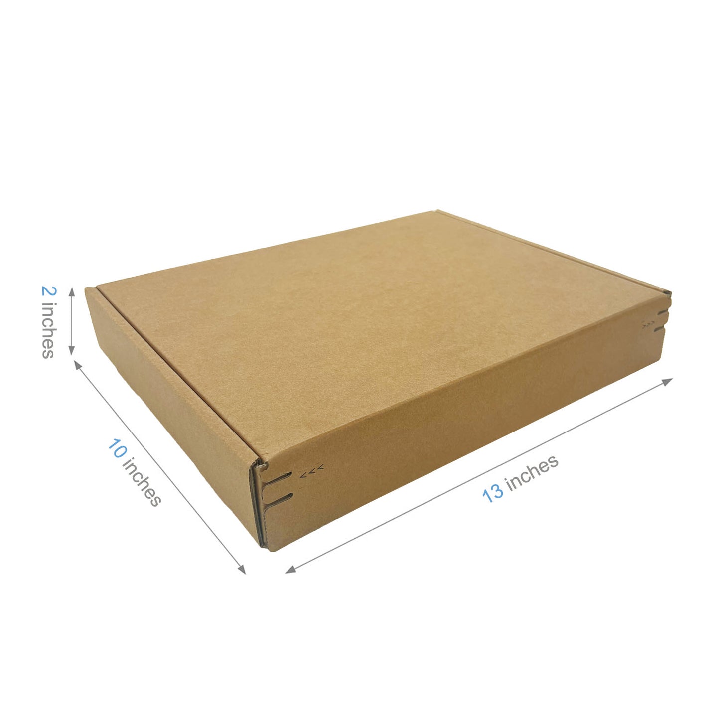 13" x 10" x 2" - Kraft Mailer Boxes Self-Seal Tape - Bundle of 40 - KIS PAPER - 1273; $2.079/pc