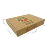 13" x 10" x 2" Custom Printed Kraft Mailer Box - Self-Seal (20 Pack)