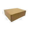 13" x 10" x 4" Kraft Mailer Box - Self-Seal (20 Pack)