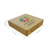 13" x 13" x 3" Custom Printed Kraft Mailer Box - Self-Seal (20 Pack)