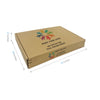14" x 10" x 2" Custom Printed Kraft Mailer Box - Self-Seal (20 Pack)