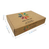 15.125" x 11.125" x 3" Custom Printed Kraft Mailer Box - Self-Seal (20 Pack)