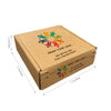 7" x 7" x 2" Custom Printed Kraft Mailer Box - Self-Seal (40 Pack)