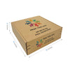 8" x 8" x 3" Custom Printed Kraft Mailer Box - Self-Seal (40 Pack)