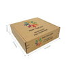 9" x 9" x 2" Custom Printed Kraft Mailer Box - Self-Seal (20 Pack)