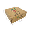 9" x 9" x 3" Custom Printed Kraft Mailer Box - Self-Seal (40 Pack)