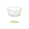 3.25oz - Plastic Portion Cups - Carton of 2500 - KIS PAPER - 5074; $0.028/pc