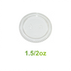 1.5oz/2oz - Plastic Lid for Portion Cups - Carton of 2000 - KIS PAPER - 5077; $0.015/pc