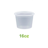 16oz - Plastic Deli Soup Containers Sets Clear - Carton of 240 - KIS PAPER - 5058; $0.161/set