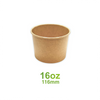 16oz Kraft Paper Soup Container – 116mm (1000 Pack)