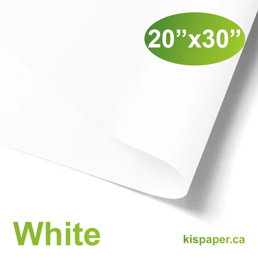 480pcs 20x30 inches White Solid Tissue Paper; $0.066/pc