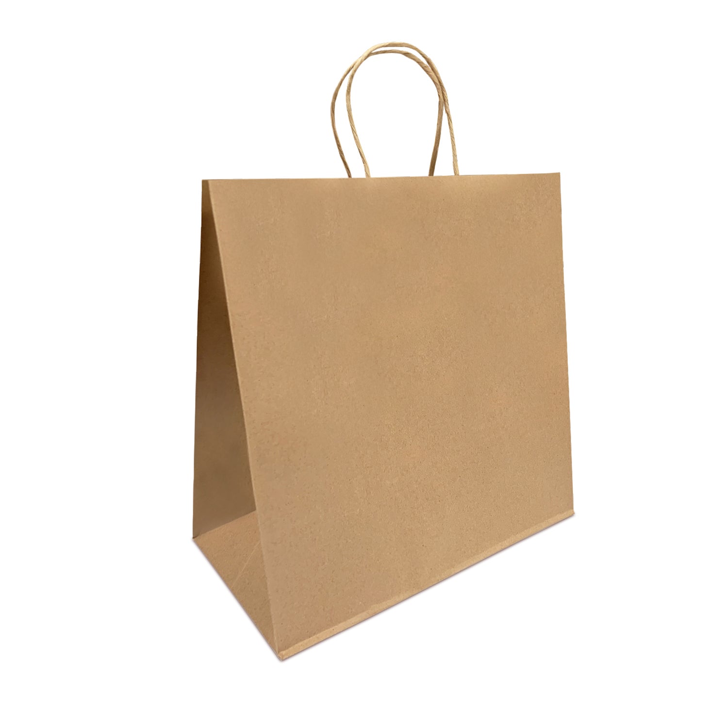250pcs Star 13x7x13 inches Kraft Paper Bags Twisted Handles; $0.40/bag
