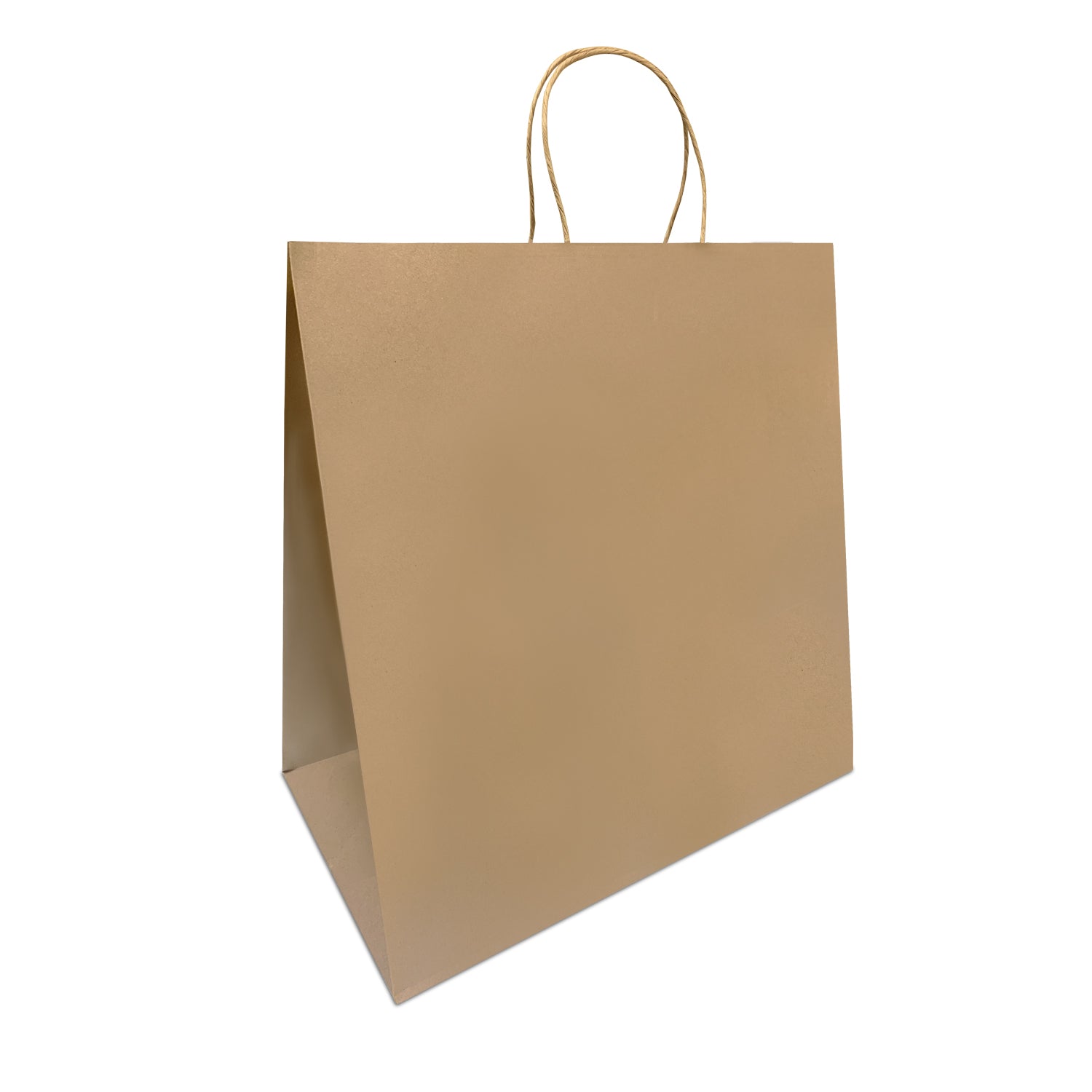 200 Pcs, Tiger, 14x8x14 inches, Kraft Paper Bags, with Twisted Handle