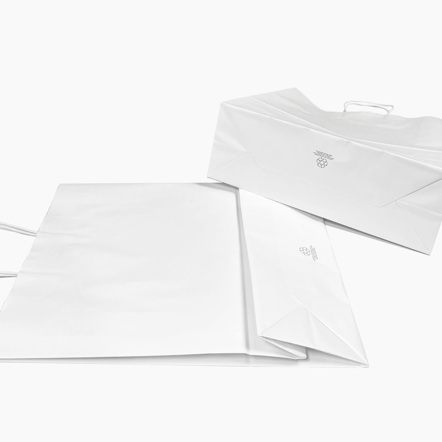 Cake 13x10x13 inches White Paper Bags Twisted Handles; $0.65/pc, 250pc –  Kis Paper Canada