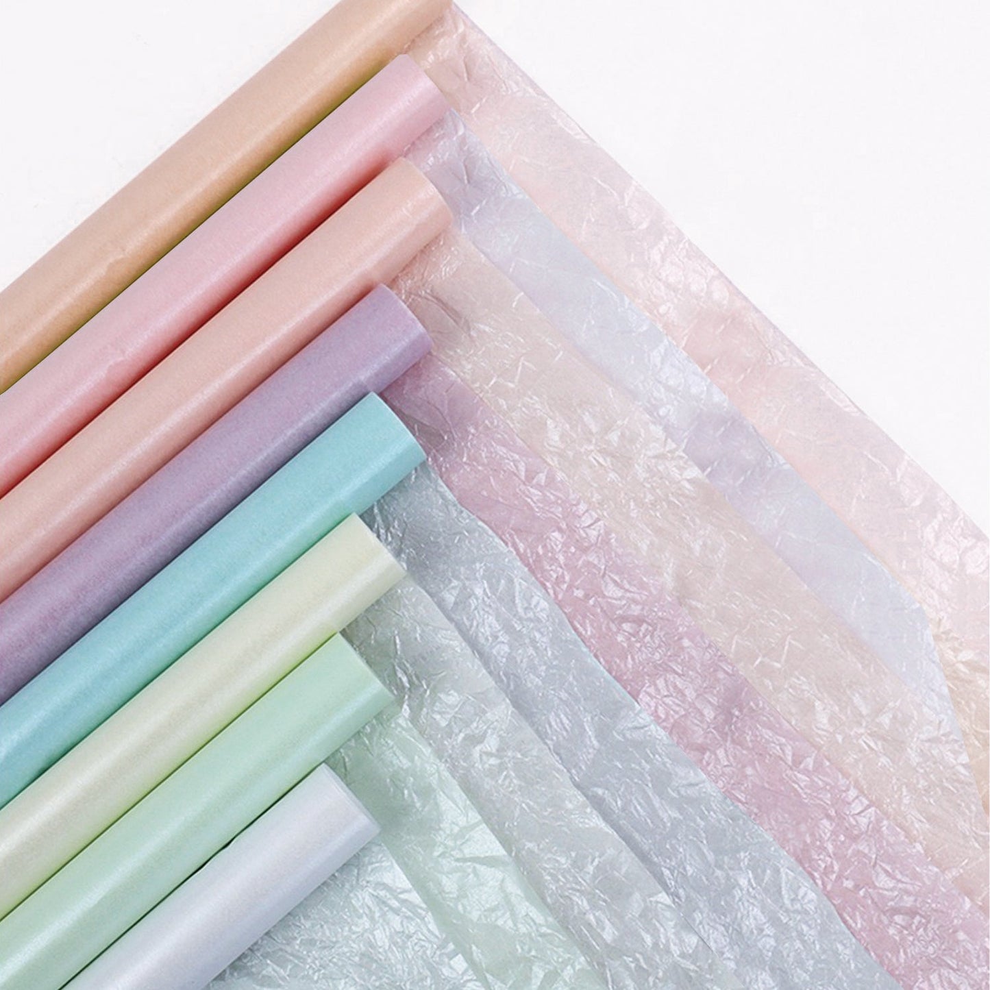 100sheets Light Blue 19.7x27.6 inches Pearlized Tissue Paper; $0.26/pc