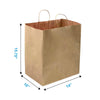 Super Royal Kraft Paper Bags (14″ × 10″ × 15.75″) with Twist Handles – 200 pcs/case – SKU #5317